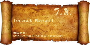 Törzsök Marcell névjegykártya